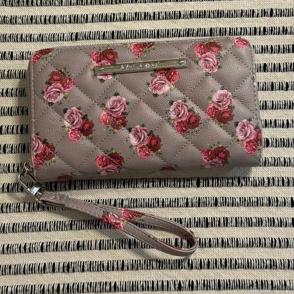 Floral Betsey Johnson Wristlet